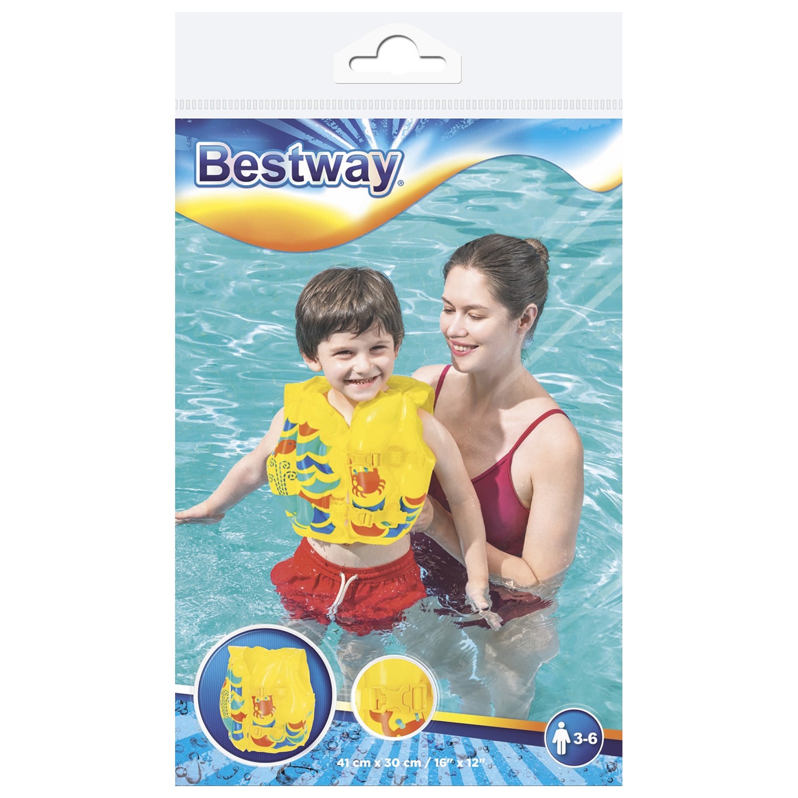 Жилет Bestway надувной «Тропики» 41 х 30 см от 3-6 лет 32069 Bestway - фото 5