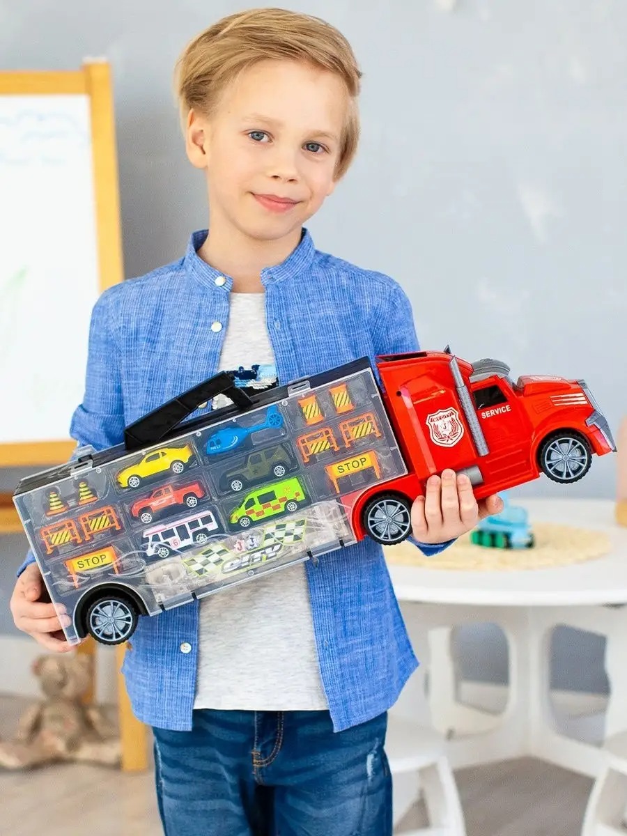 Автовоз Givito Мой город с тоннелем G205-014 - фото 1