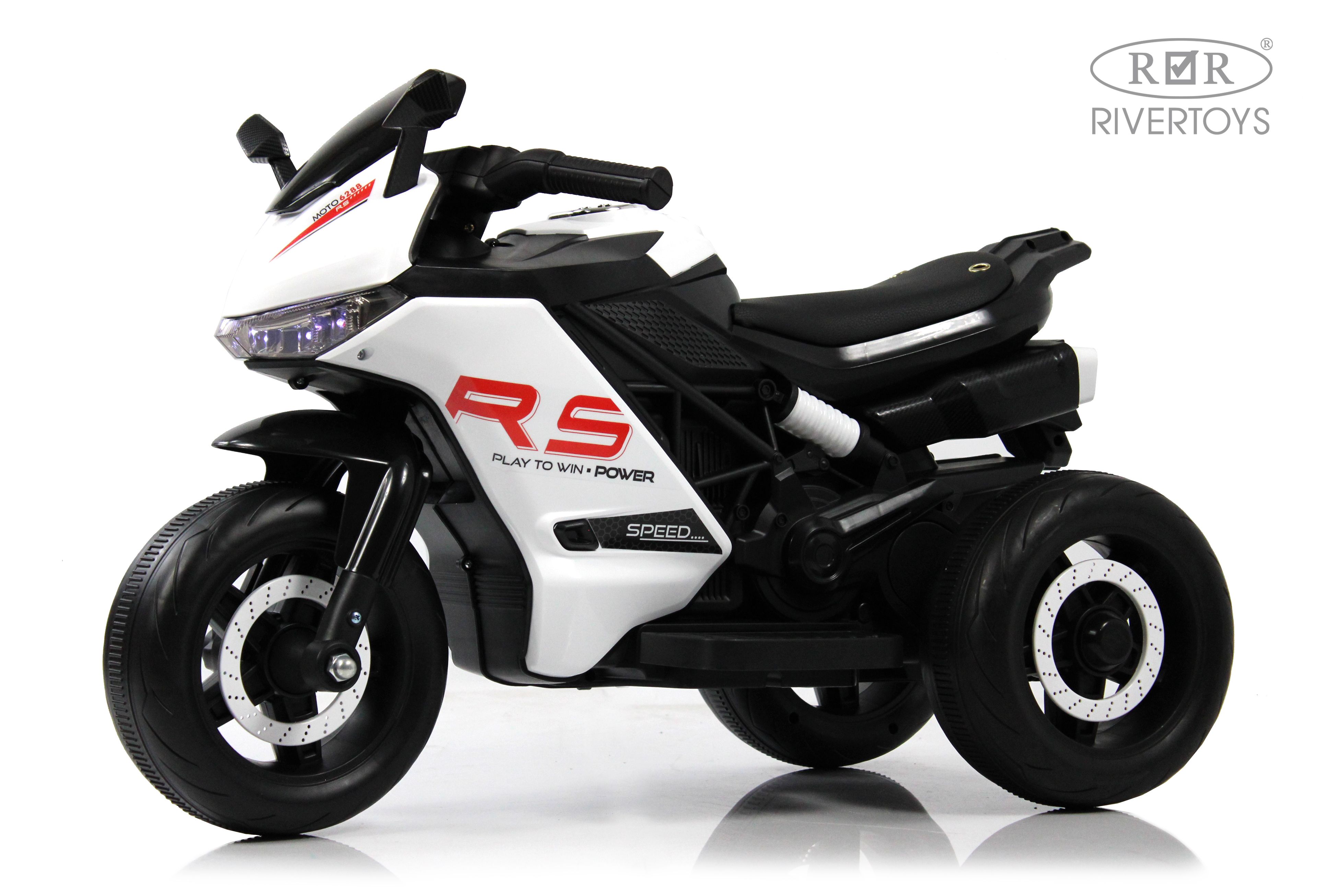 Электромобиль RIVERTOYS K002PX-WHTIE - фото 11