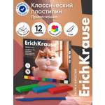 Пластилин ErichKrause Прима кошка 12 цв.