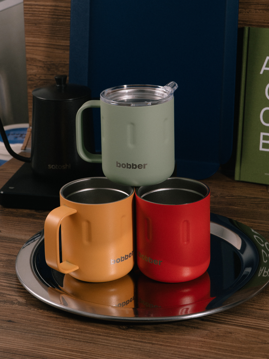 Термокружка для напитков 300 мл Mug Bobber оливковый - фото 7