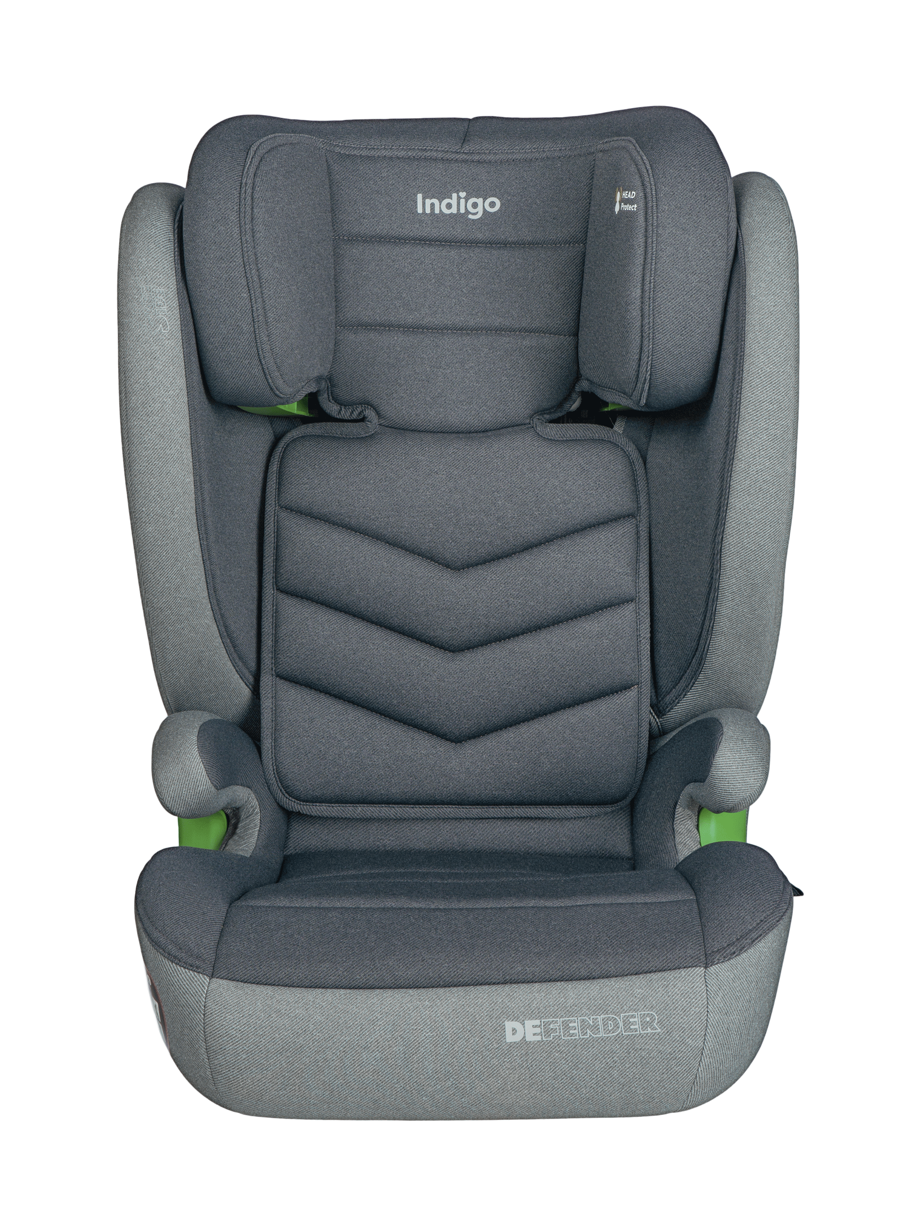 Автокресло Indigo DEFENDER, I-SIZE , темно-серый Isofix 2/3 (15-36 кг) серый - фото 17