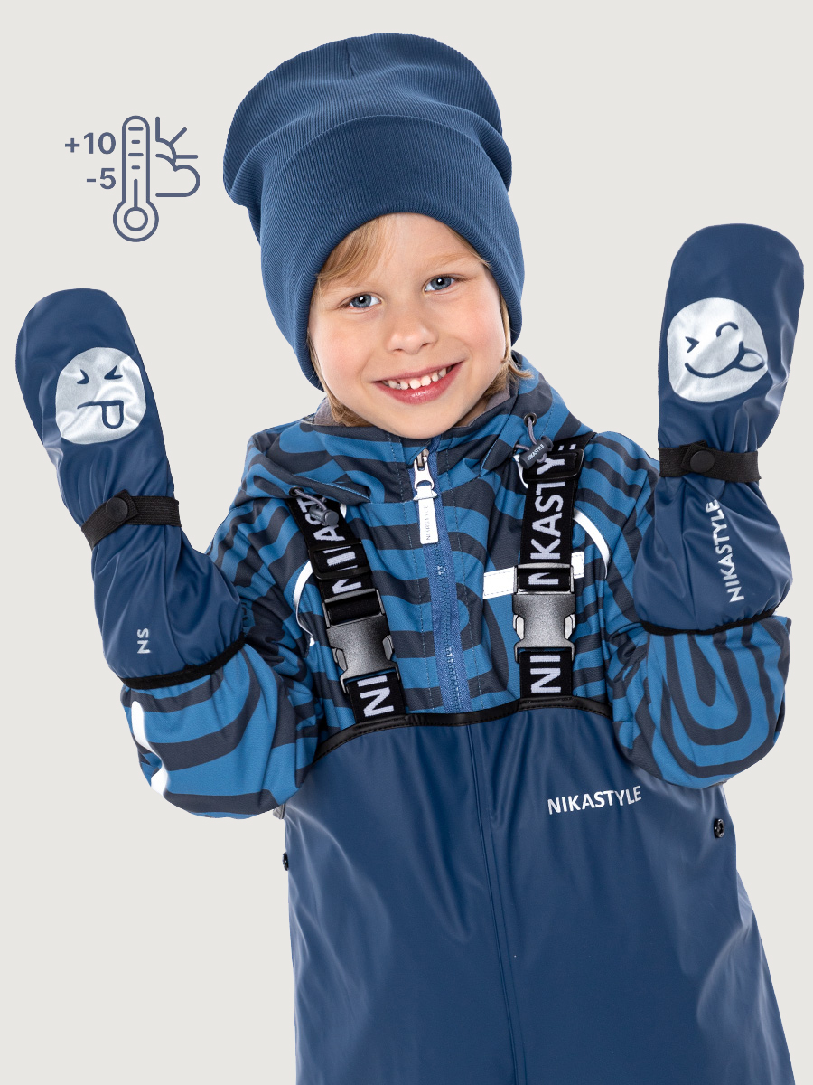 Варежки NIKASTYLE 14л3122 неви - фото 3