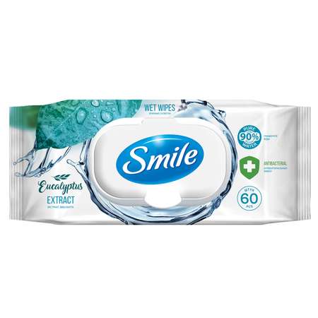 Влажные салфетки Smile 60 шт.