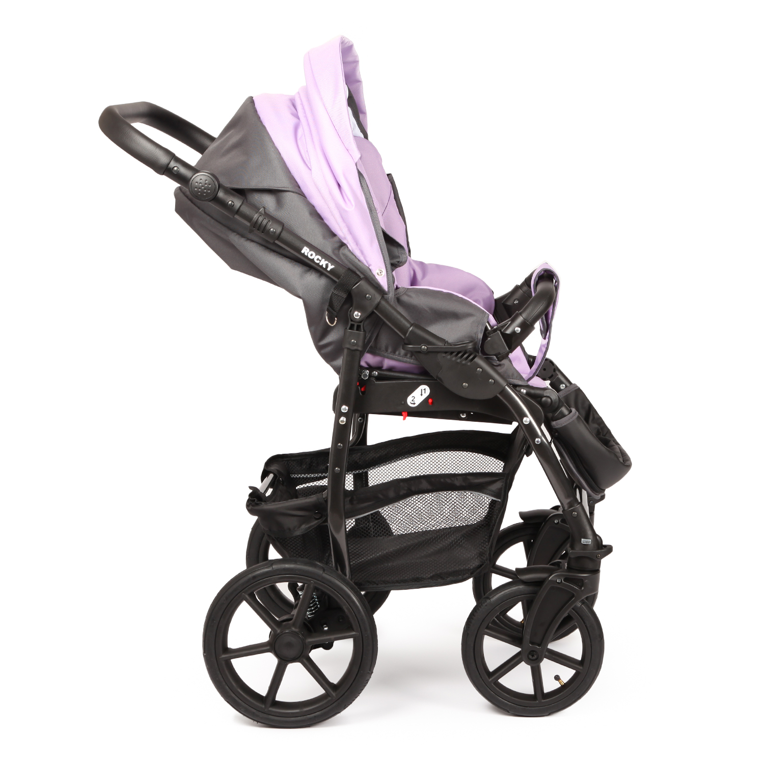 Коляска 2в1 Babyton Rocky Purple - фото 9