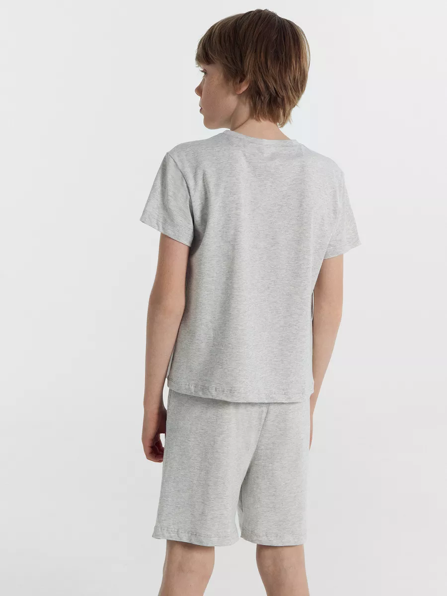 Пижама Mark Formelle (Марк Формэль) 563322-1/серый меланж 4306-А +печать - фото 6