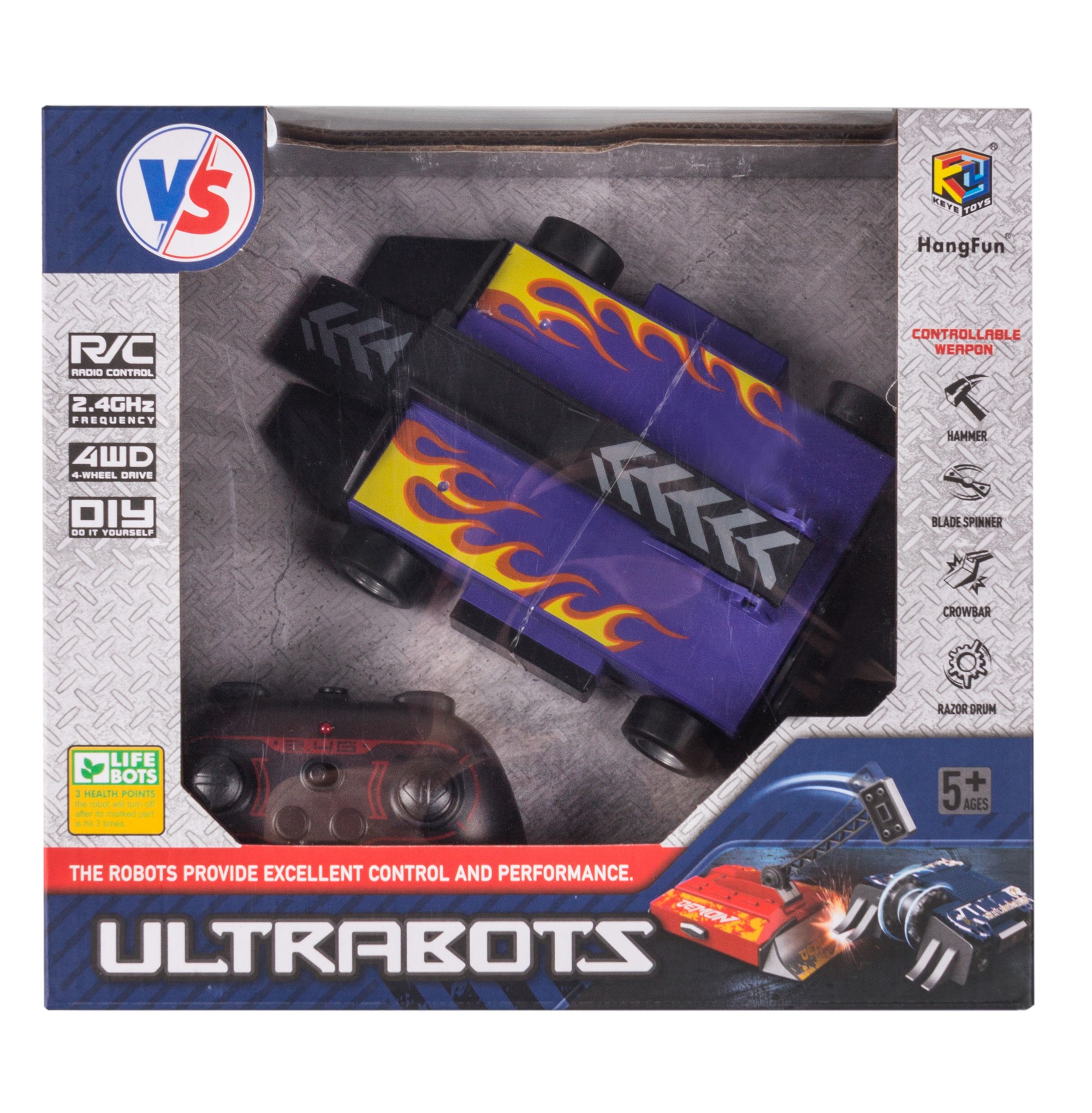 Робот РУ ULTRA BOTS Огненный Шторм - фото 3