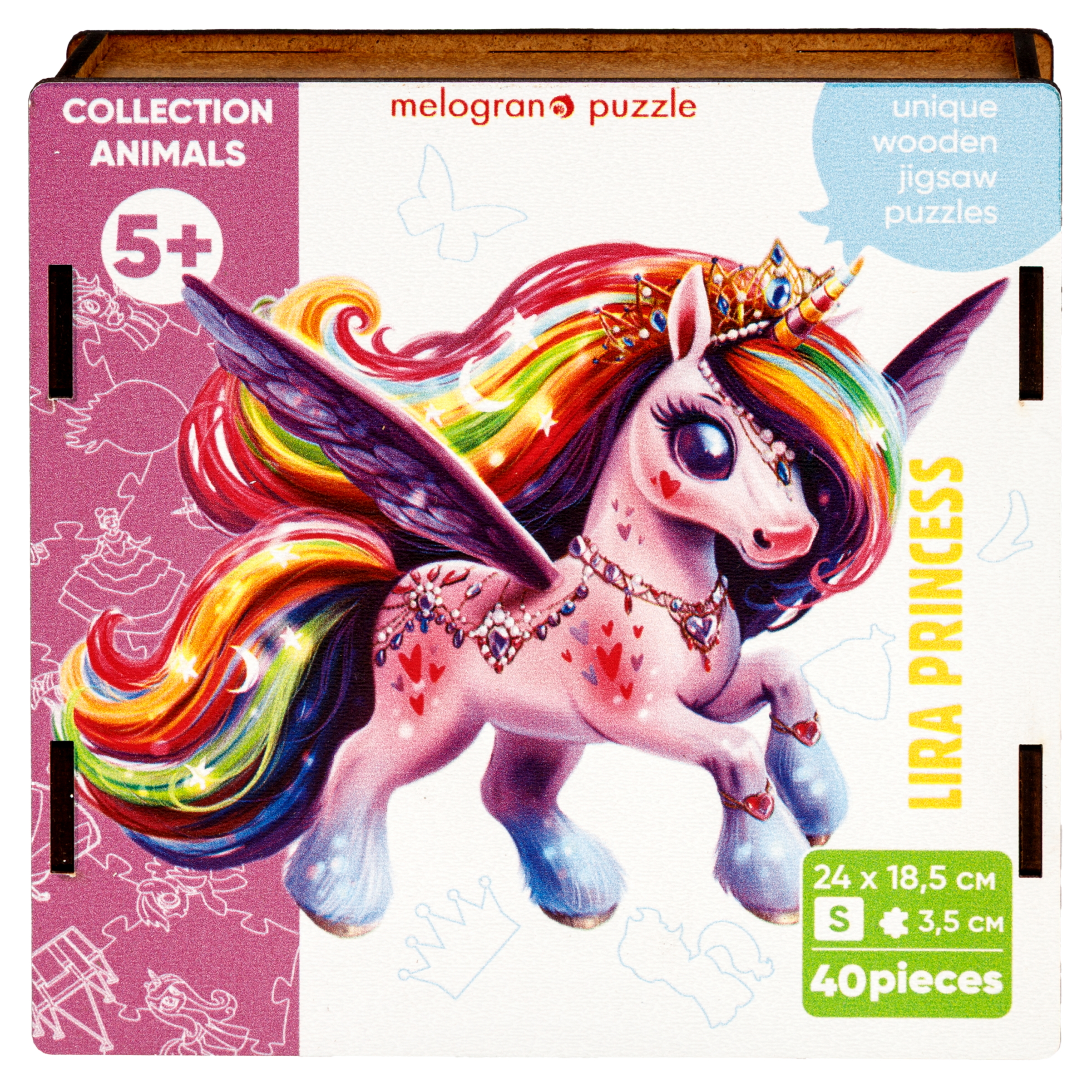 Пазл Melograno puzzle деревянный - фото 1