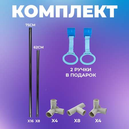 Манеж детский игровой CINLANKIDS 150*150*66