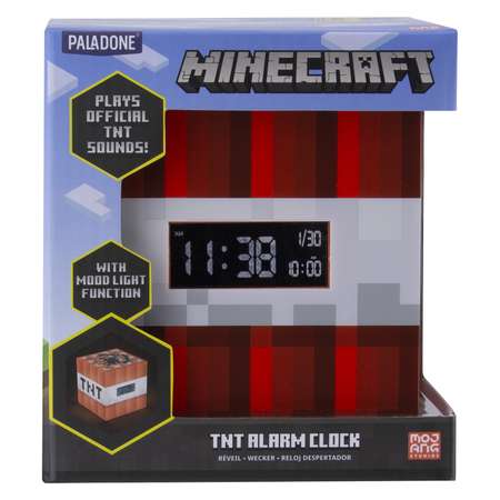 Будильник PALADONE Minecraft TNT Alarm Clock PP8007MCF