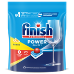 Таблетки для ПММ Finish Power Лимон 70 штук