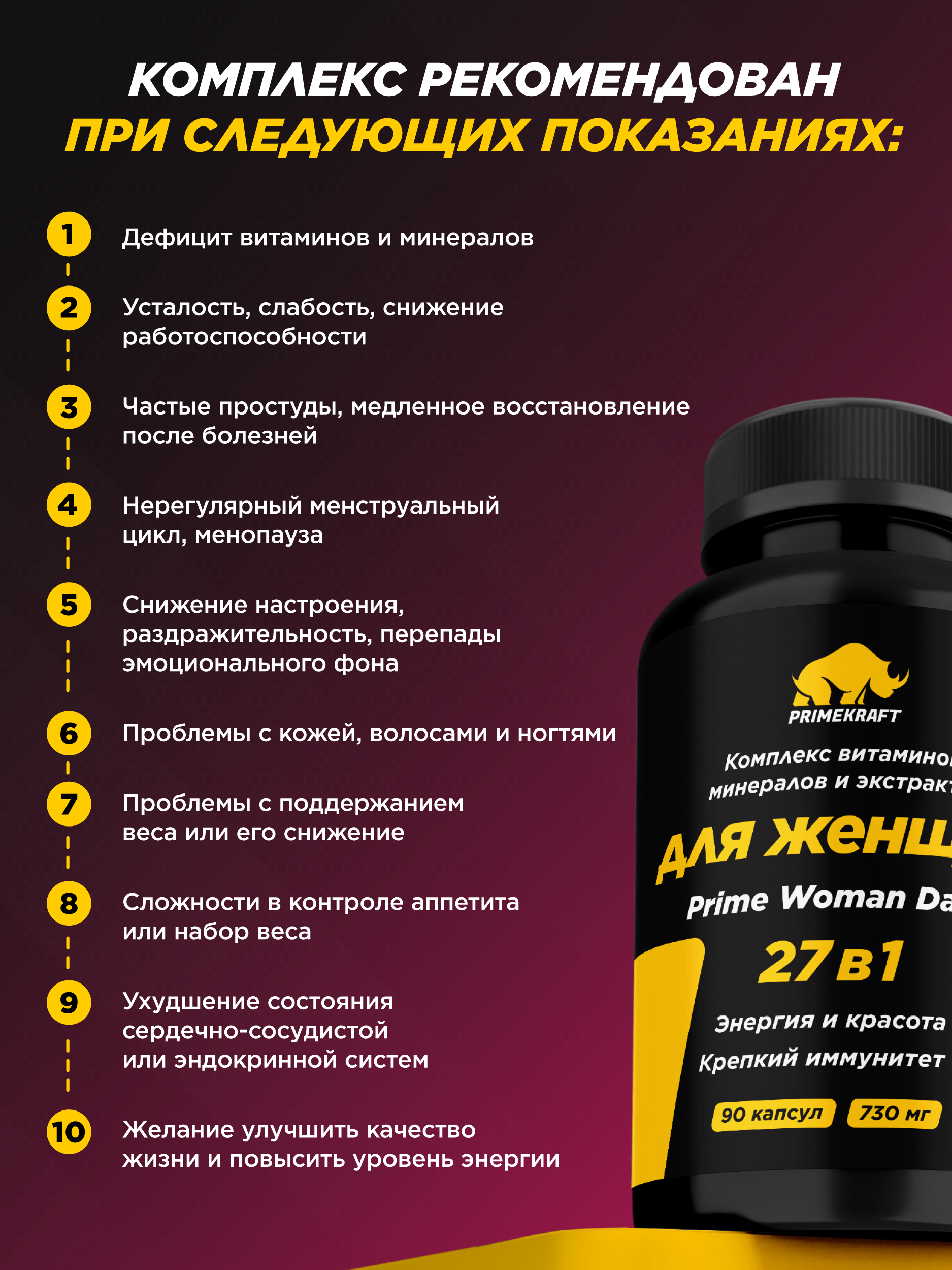 Витамины Prime Kraft 90 капсул - фото 2