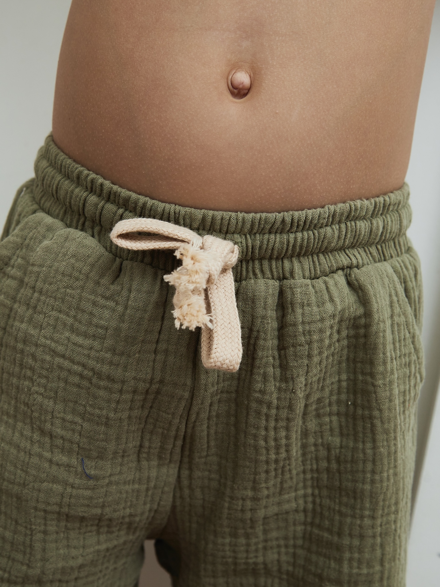Шорты MOUN Шорты_муслин_хаки - фото 6