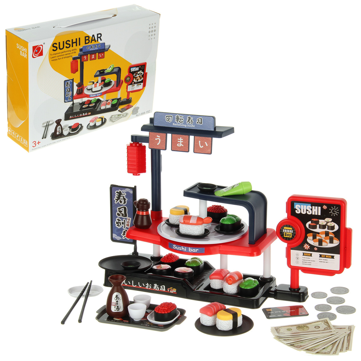 Игровой набор Veld Co прилавок, продукты - фото 1