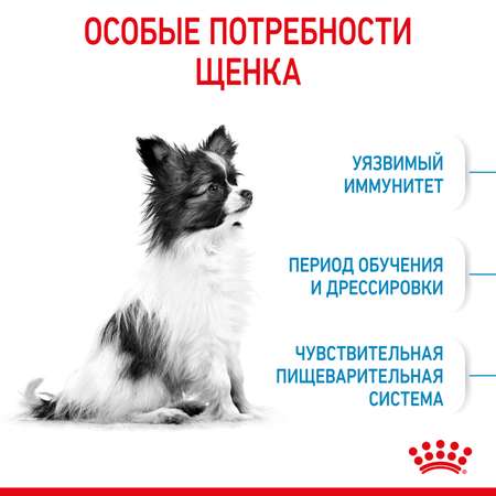 Корм для щенков ROYAL CANIN Junior миниатюрных пород 1.5кг