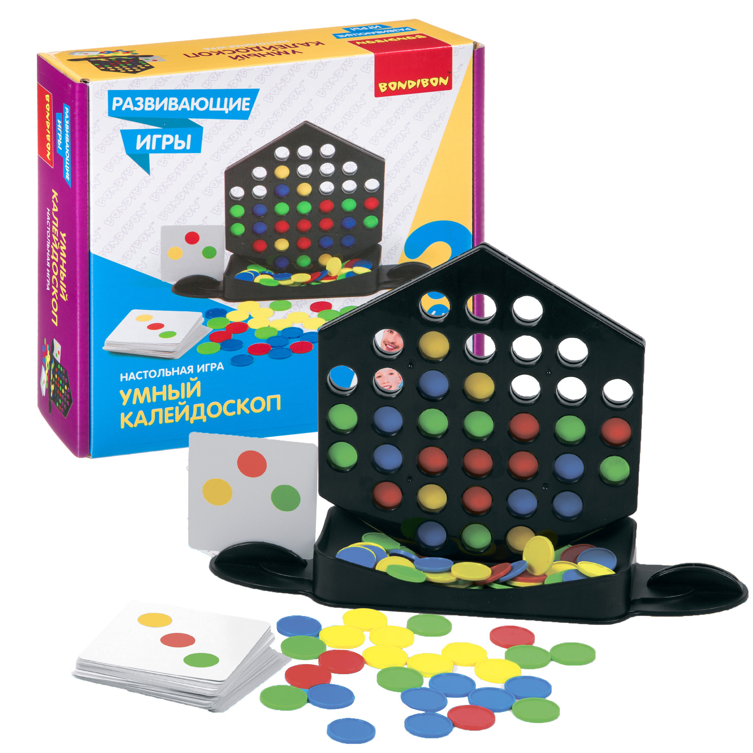 Настольная игра Bondibon для двоих Умный калейдоскоп - фото 1