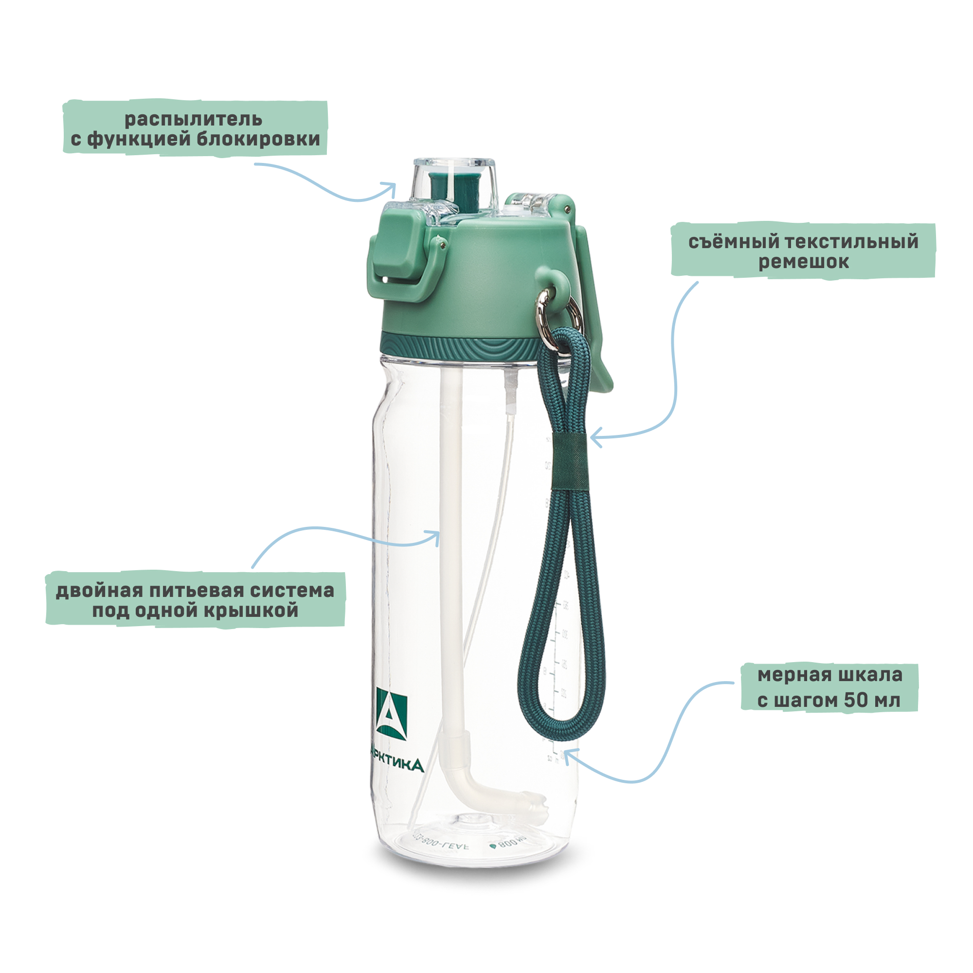 Бутылка Арктика 723 800 мл - фото 3