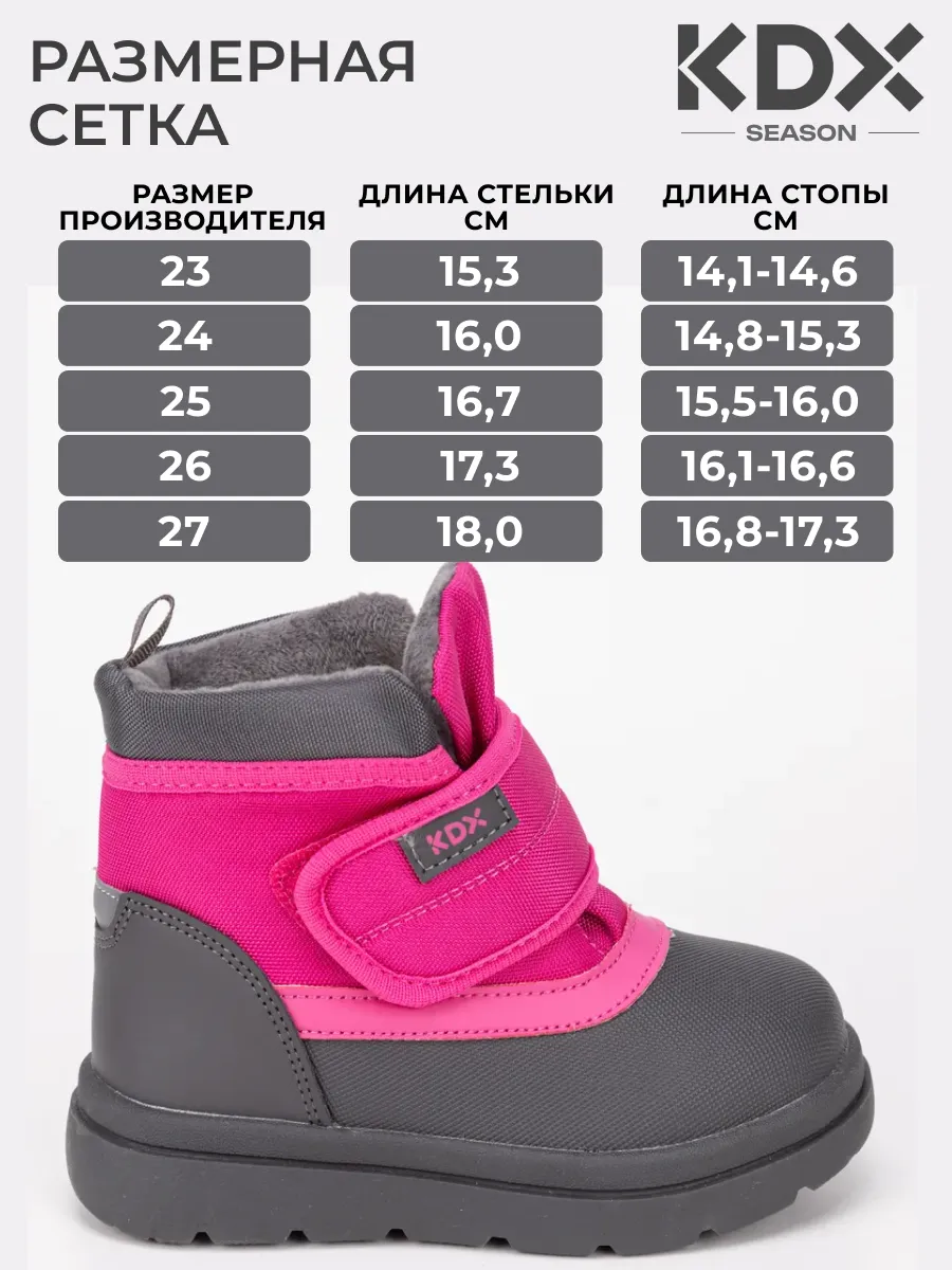 Сапоги KDX FM-01 fuxia - фото 4