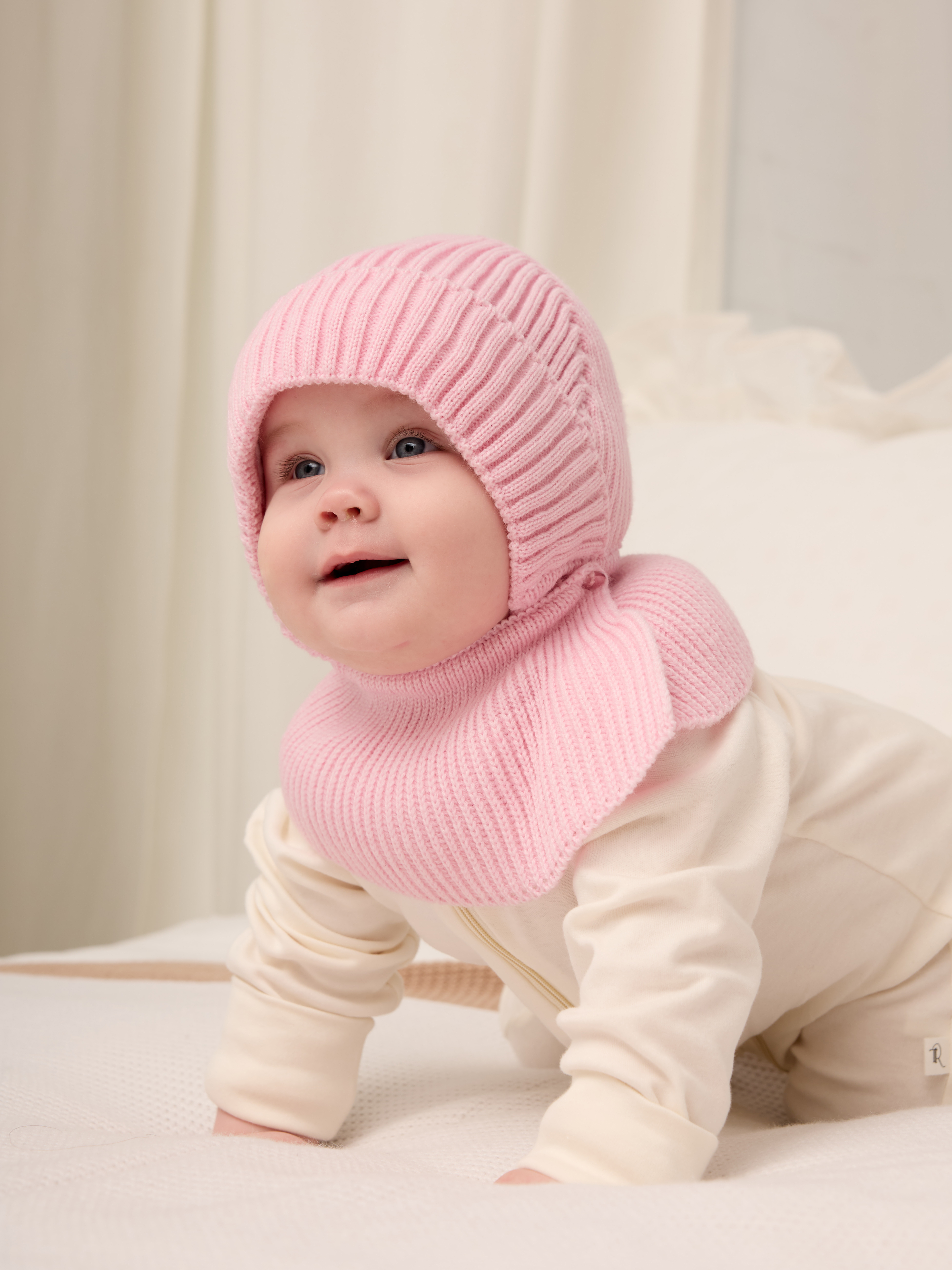 Изображение товара Детский шлем-шапка Starkoff Kids 40 для новорожденных и малышей