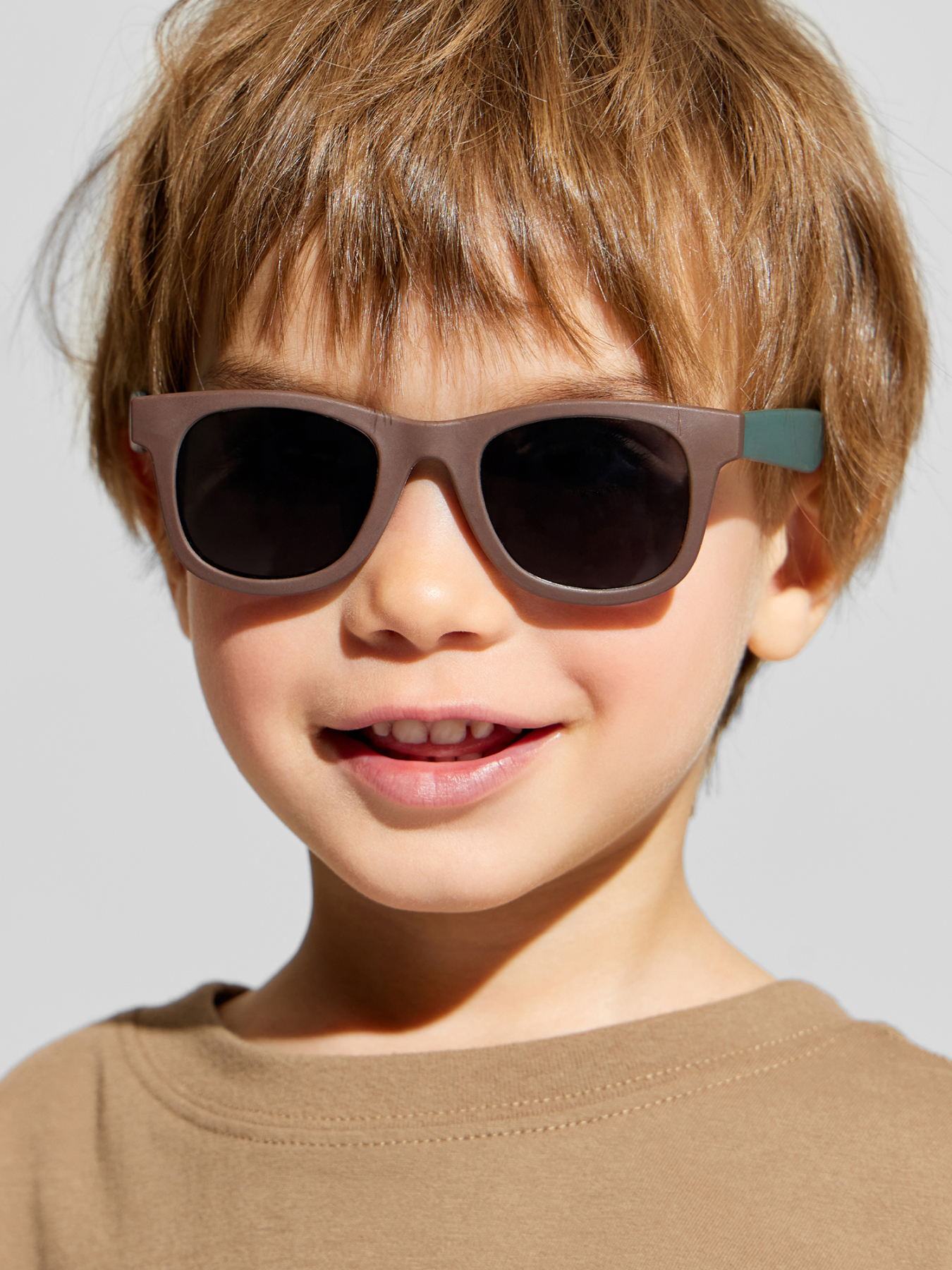 Очки солнцезащитные Happy Baby 50548_brown/green - фото 1