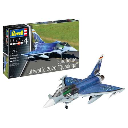 Модель для сборки Revell Истребитель Eurofighter Luftwaffe 2020 Quadriga
