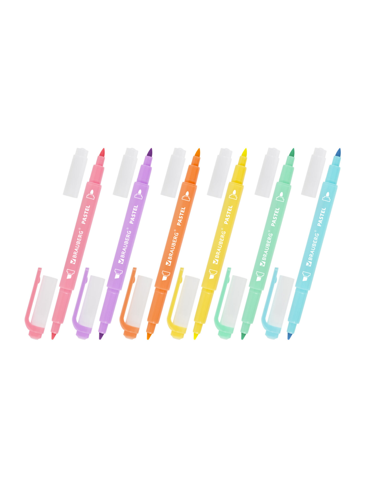 Текстовыделители Brauberg 6 шт. - фото 10