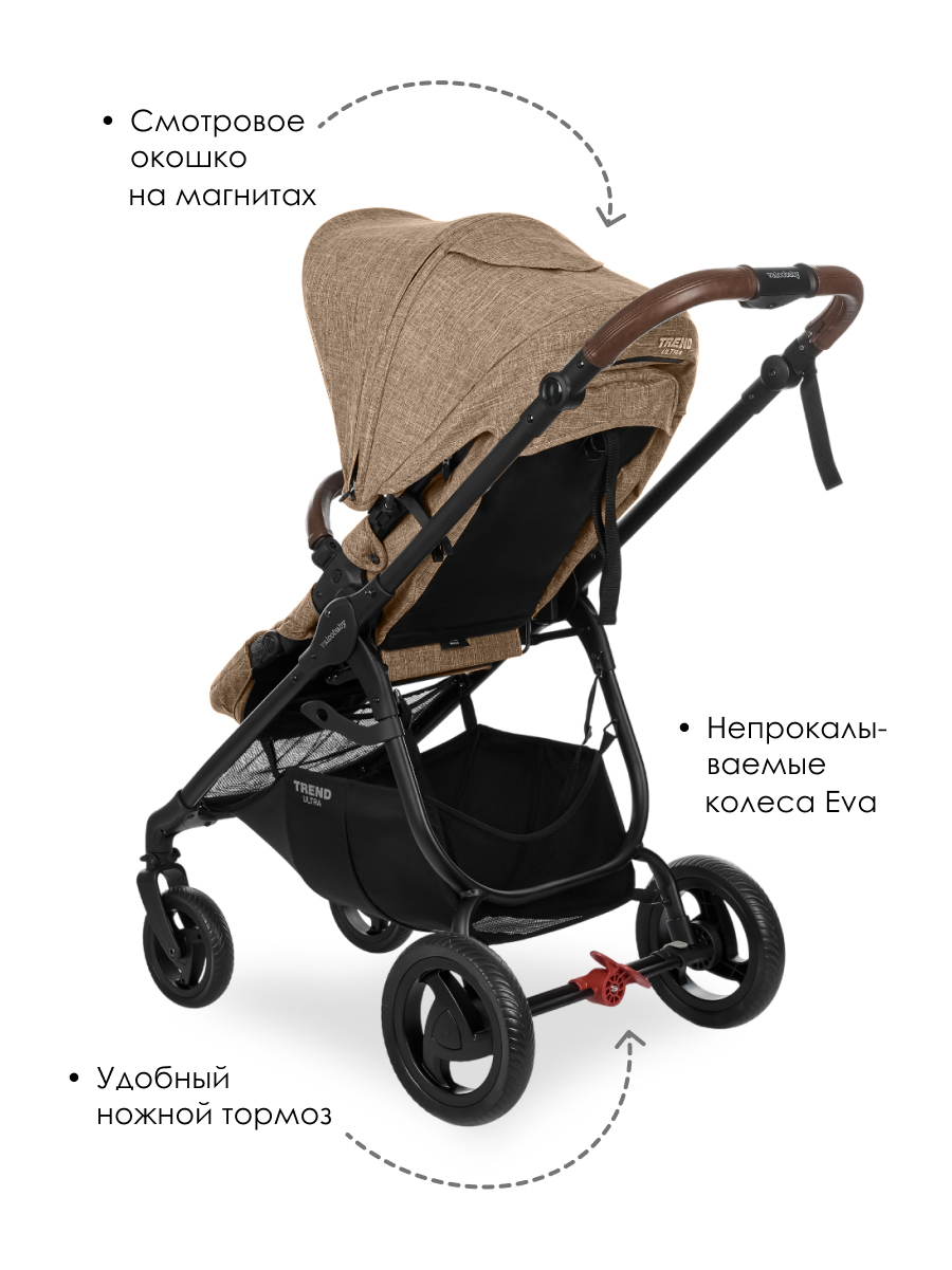 Коляска 2в1 Valco baby Snap Trend Multi / Cappuccino коричневый - фото 8