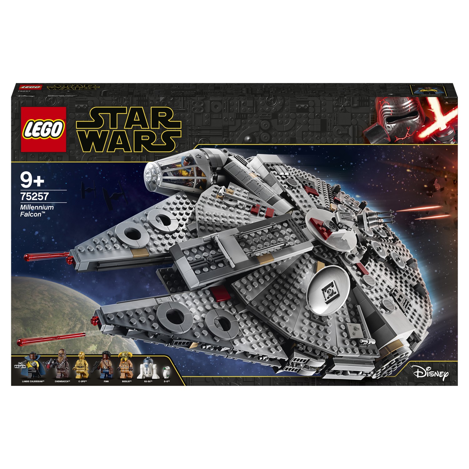 Конструктор LEGO Star Wars Episode IX Сокол Тысячелетия 1353 дет. - фото 2