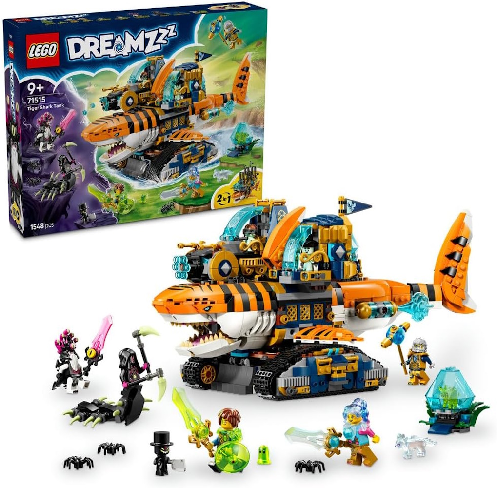 Конструктор LEGO DREAMZzz Аквариум с тигровой акулой 1548 дет. - фото 1