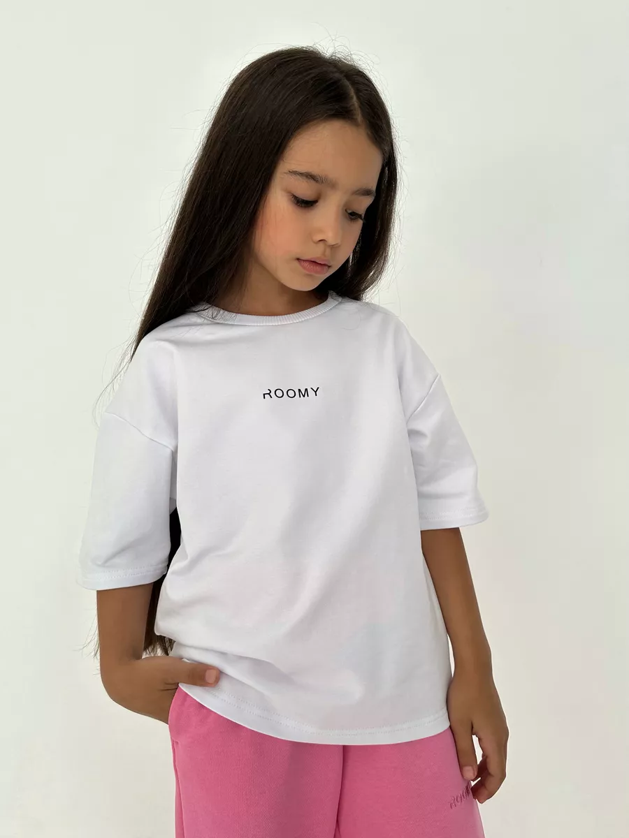 Футболка ROOMY ESSENCE OVERshirt/white - фото 1
