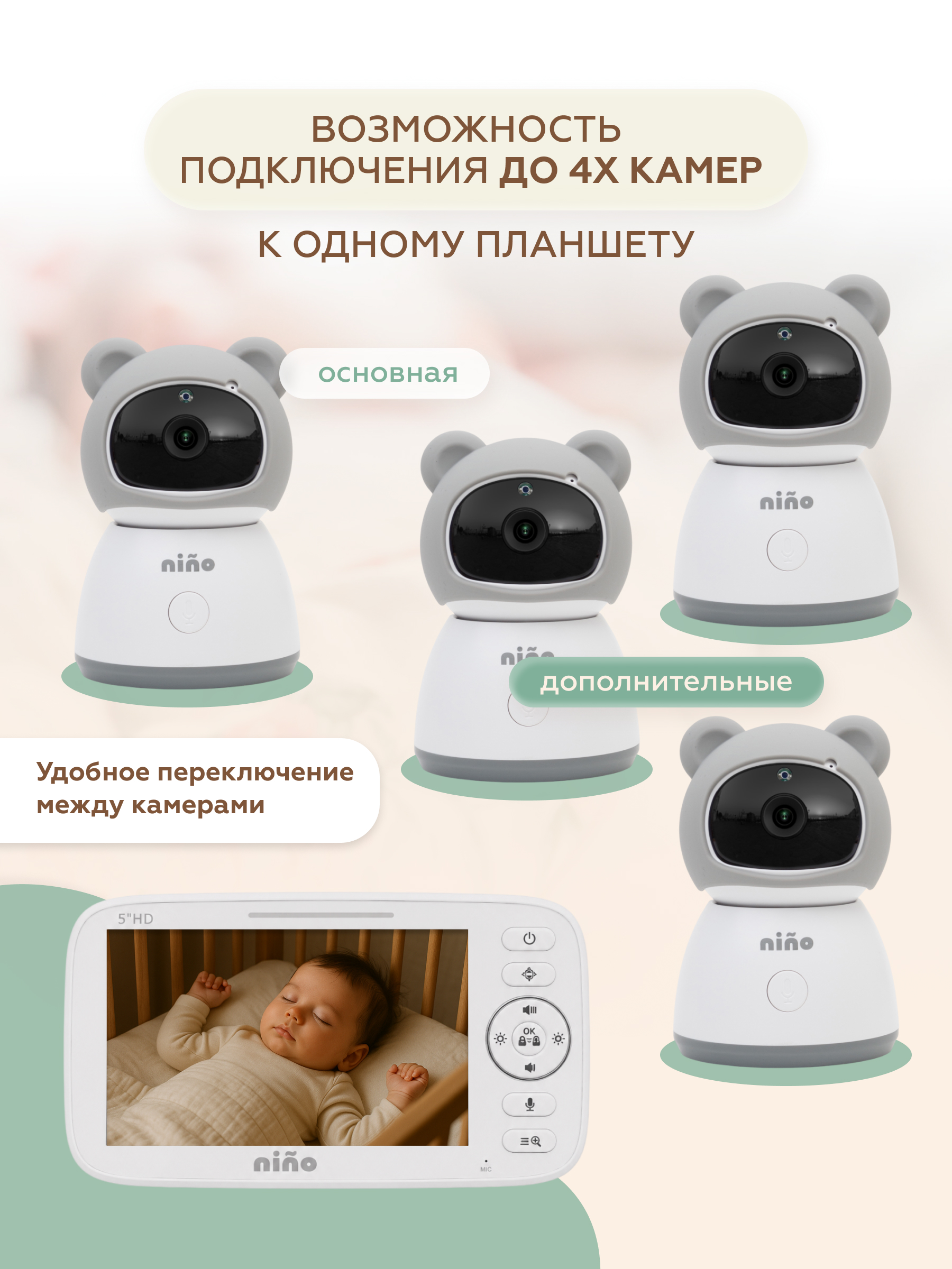 Видеоняня nino SM530Q - фото 5