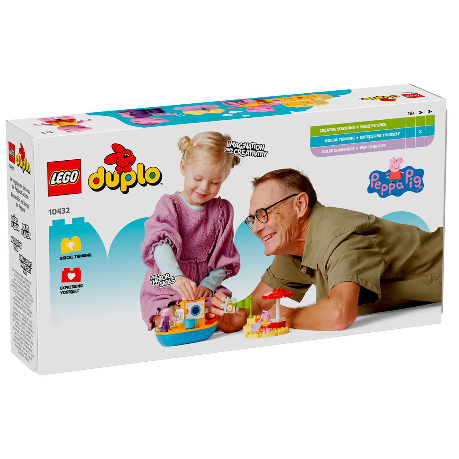 Конструктор LEGO DUPLO Свинка Пеппа на лодке 23 дет. - фото 1