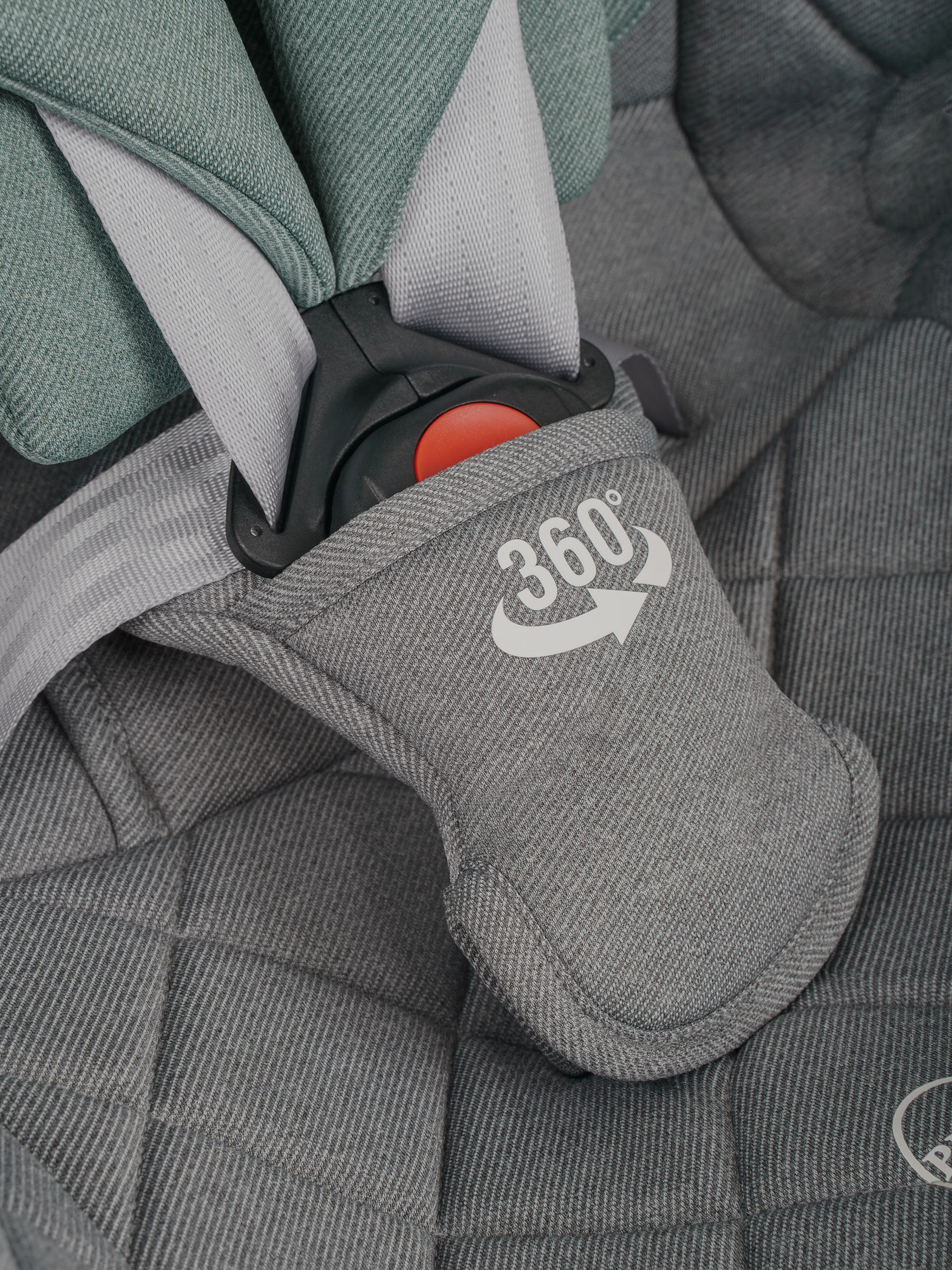 Автокресло Indigo Tourneo S серый-зеленый Isofix 0+/1/2/3 (0-36 кг) зеленый - фото 38