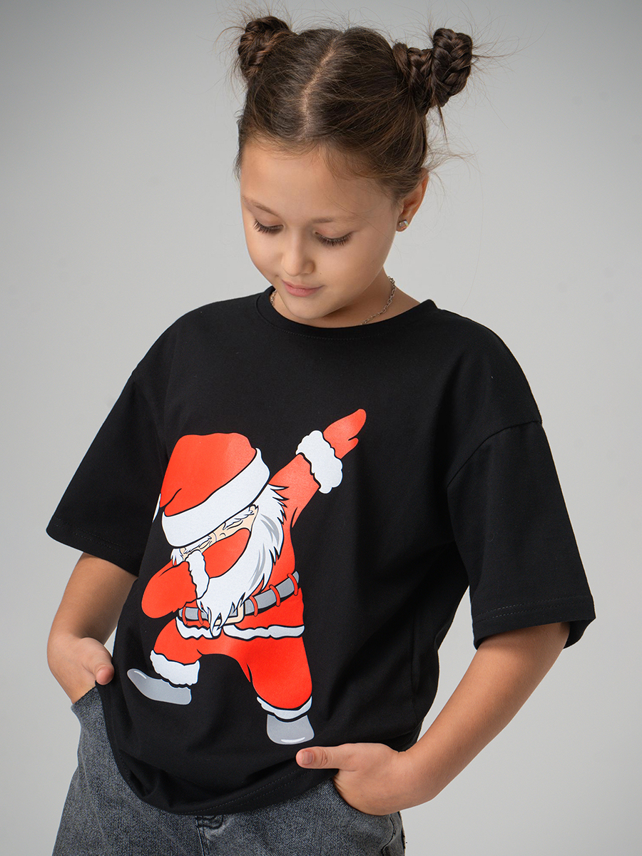 Футболка HappyFox HF0178SPPsanta.черный - фото 8