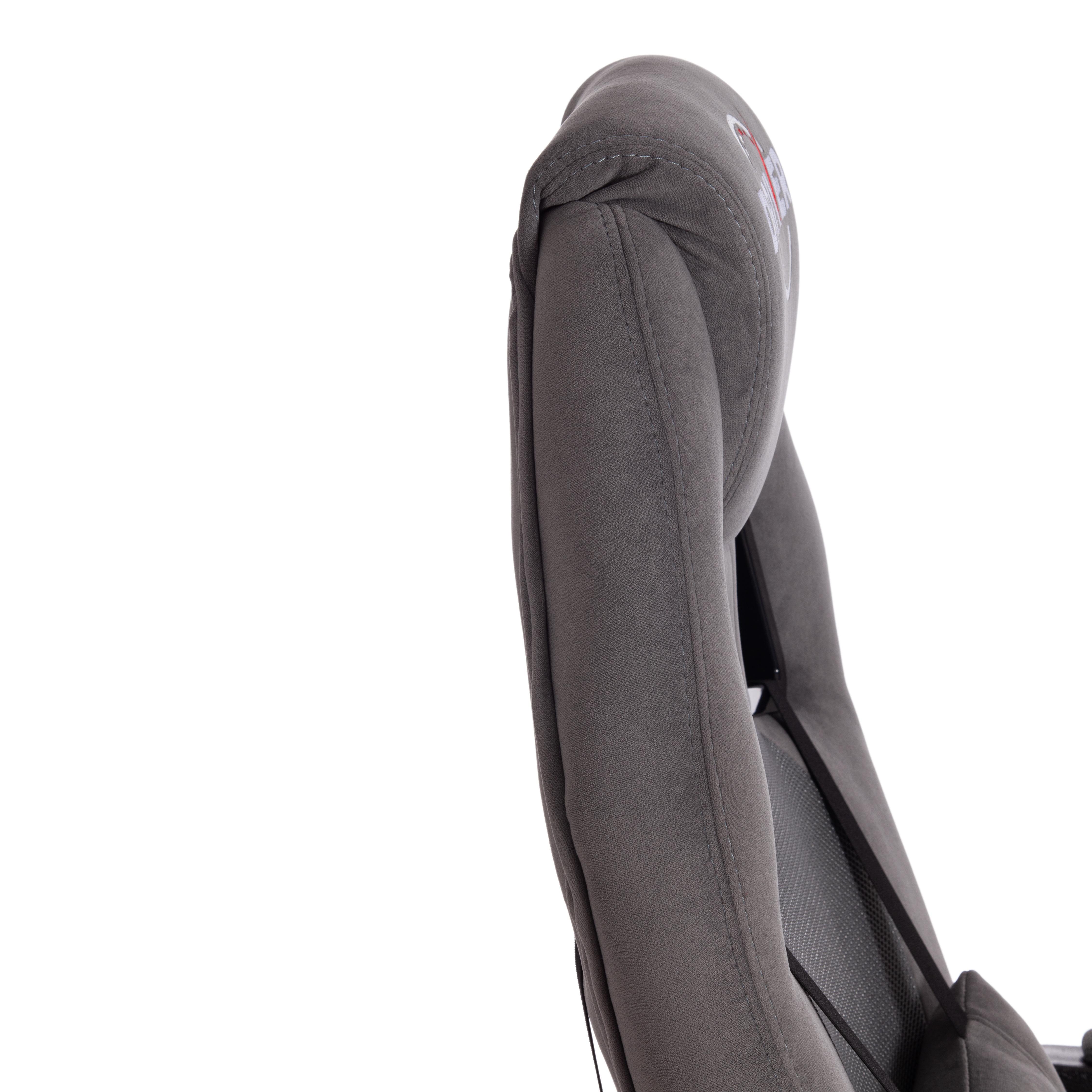 Компьютерное кресло TETCHAIR DRIVER, флок/ткань, серый - фото 20