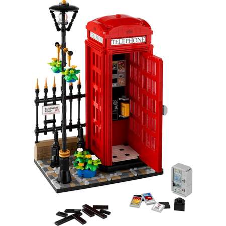Конструктор LEGO Ideas лондонская телефонная будка блочный