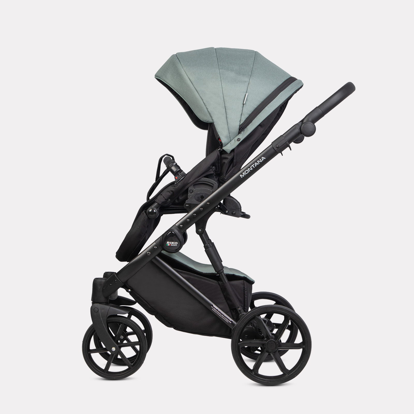 Коляска 3в1 Riko Basic Montana Plus зеленый - фото 6