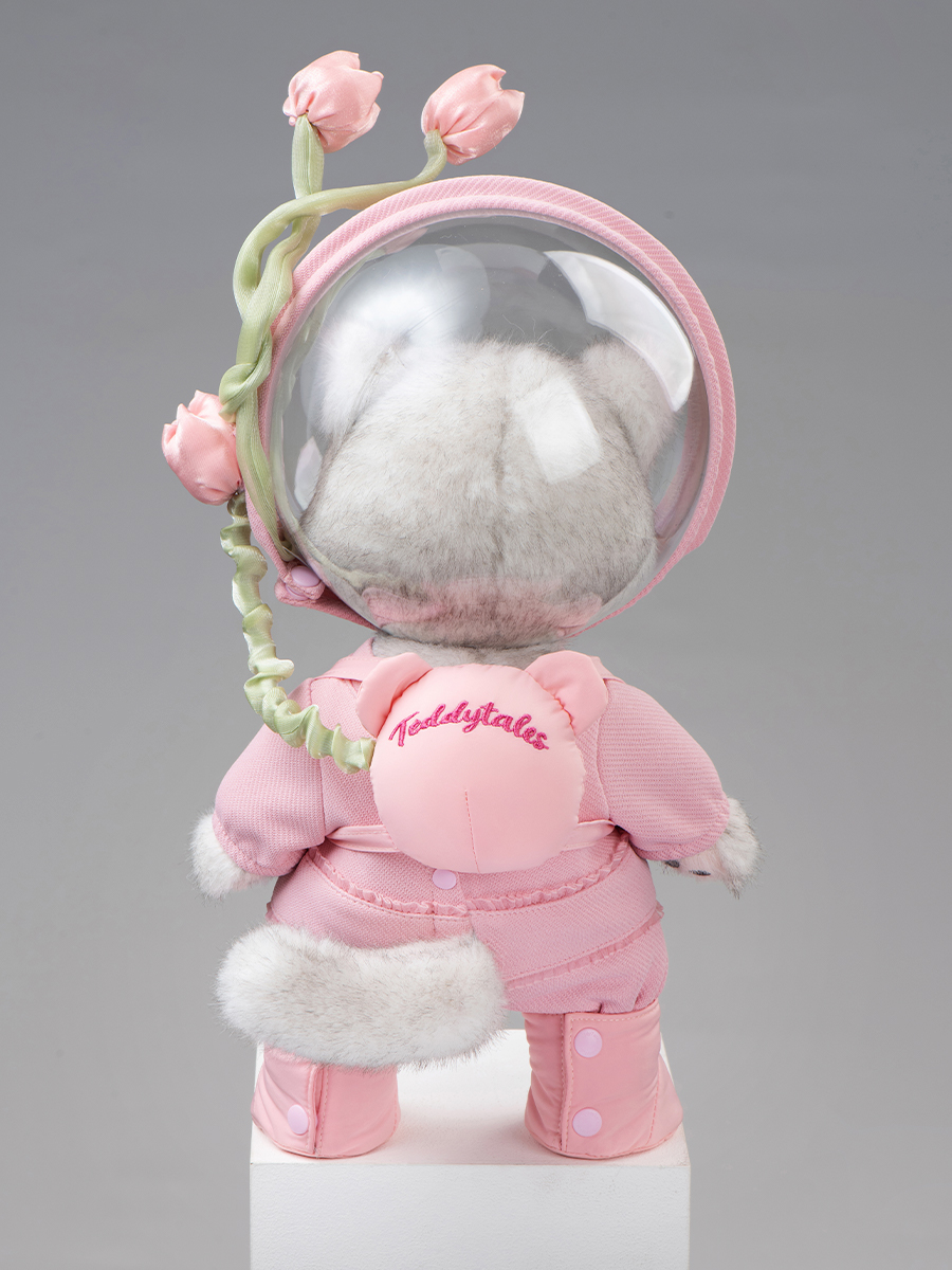 Мягкая игрушка TeddyTales Котик Космонавт Розовое чудо - фото 4