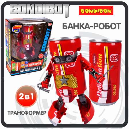 Фигурка Bondibon трансформер Робот Солдат 2в1