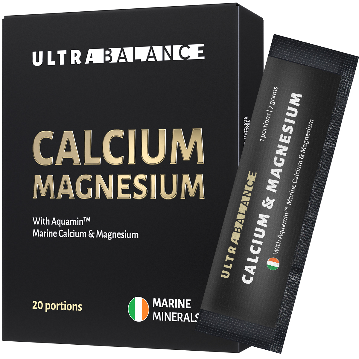 Комплекс Кальций Магний в6 UltraBalance бад комплекс порошок в саше 20 шт для здоровья женщин и мужчин - фото 1