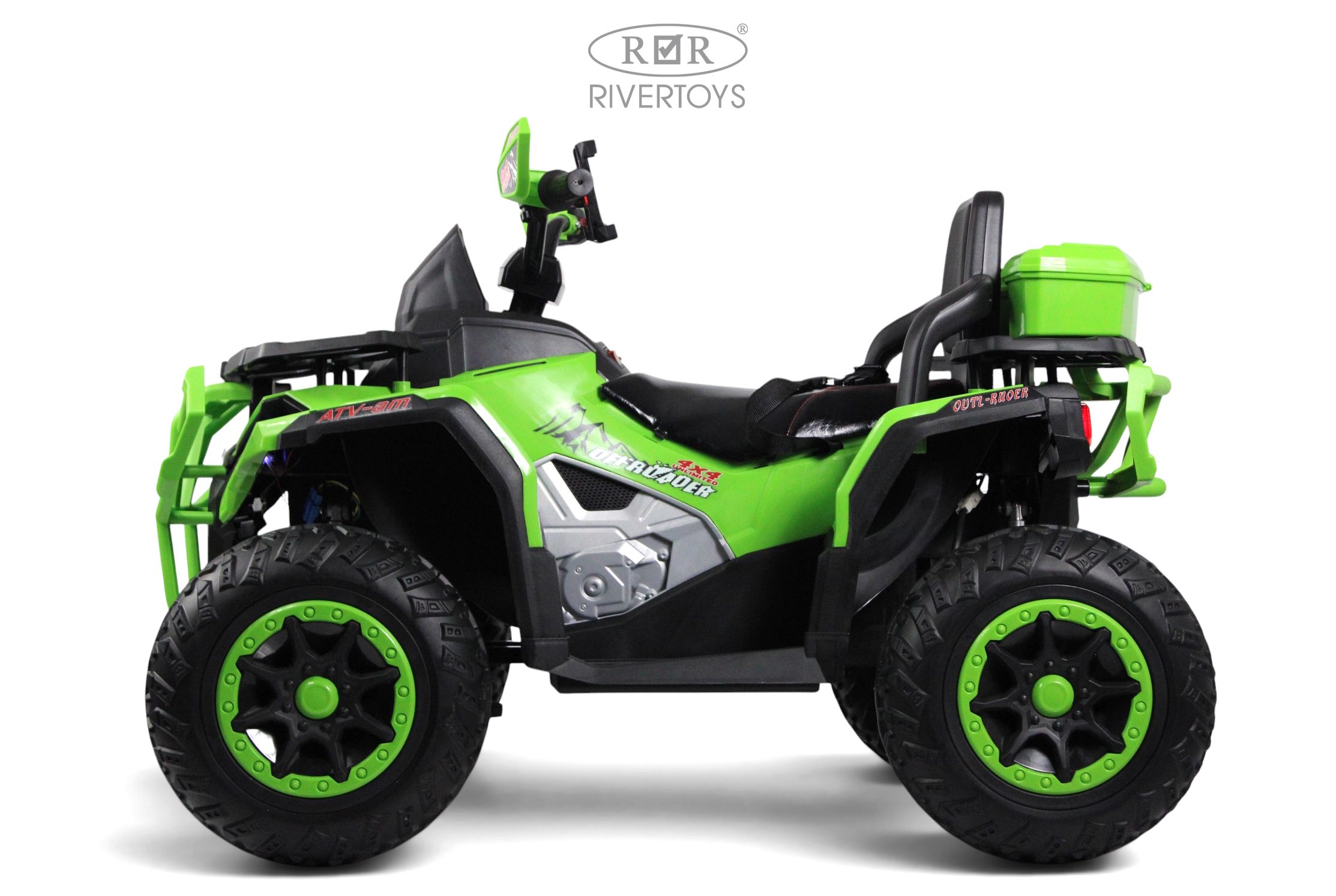Электромобиль RIVERTOYS Z111ZZ-NEW-GREEN С пультом ДУ - фото 8