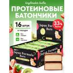 Протеиновые батончики набор Japan Formula 16 штук вкус Клубника-киви