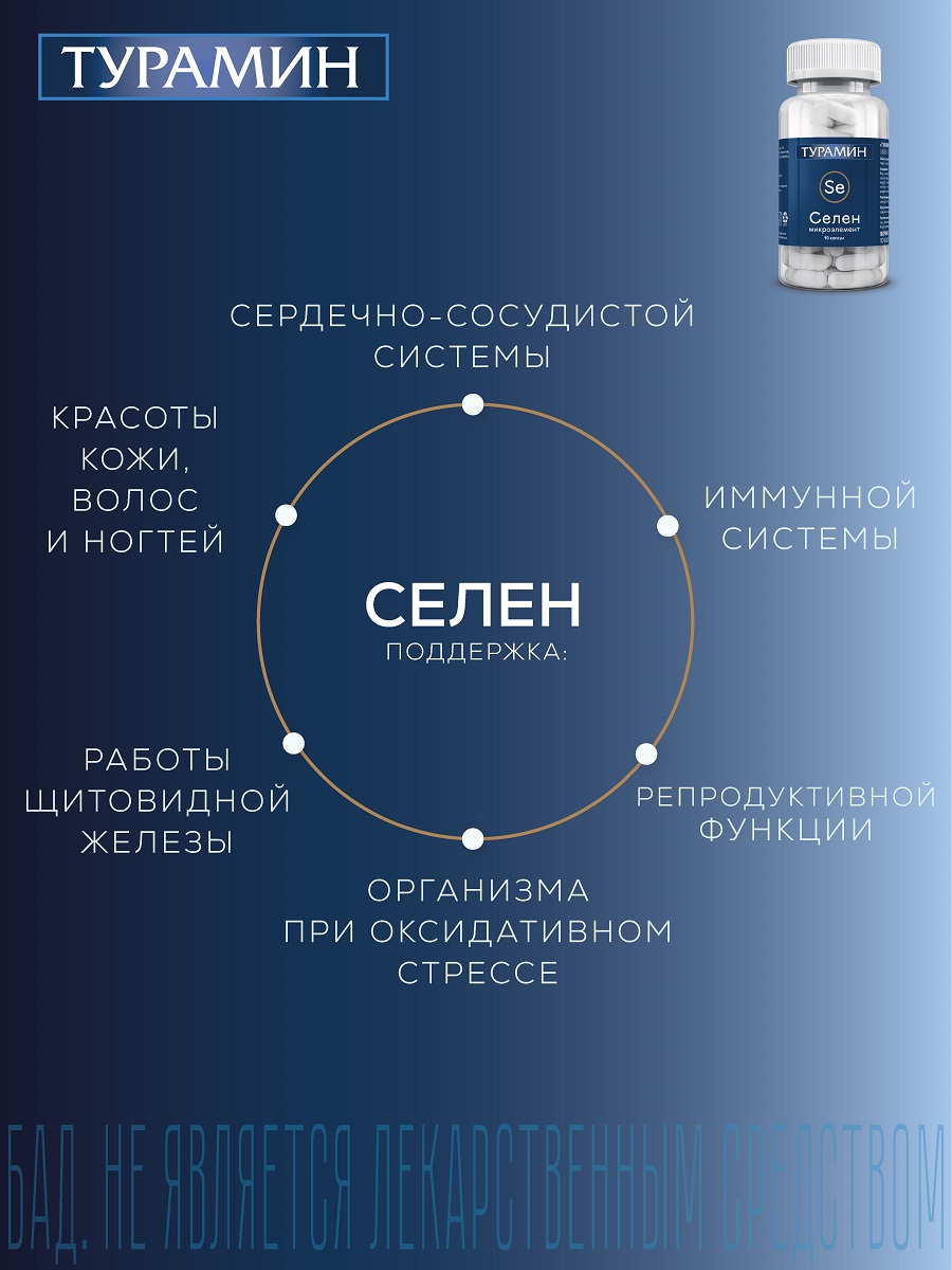 БАД Турамин Селен капсулы №90 - фото 6