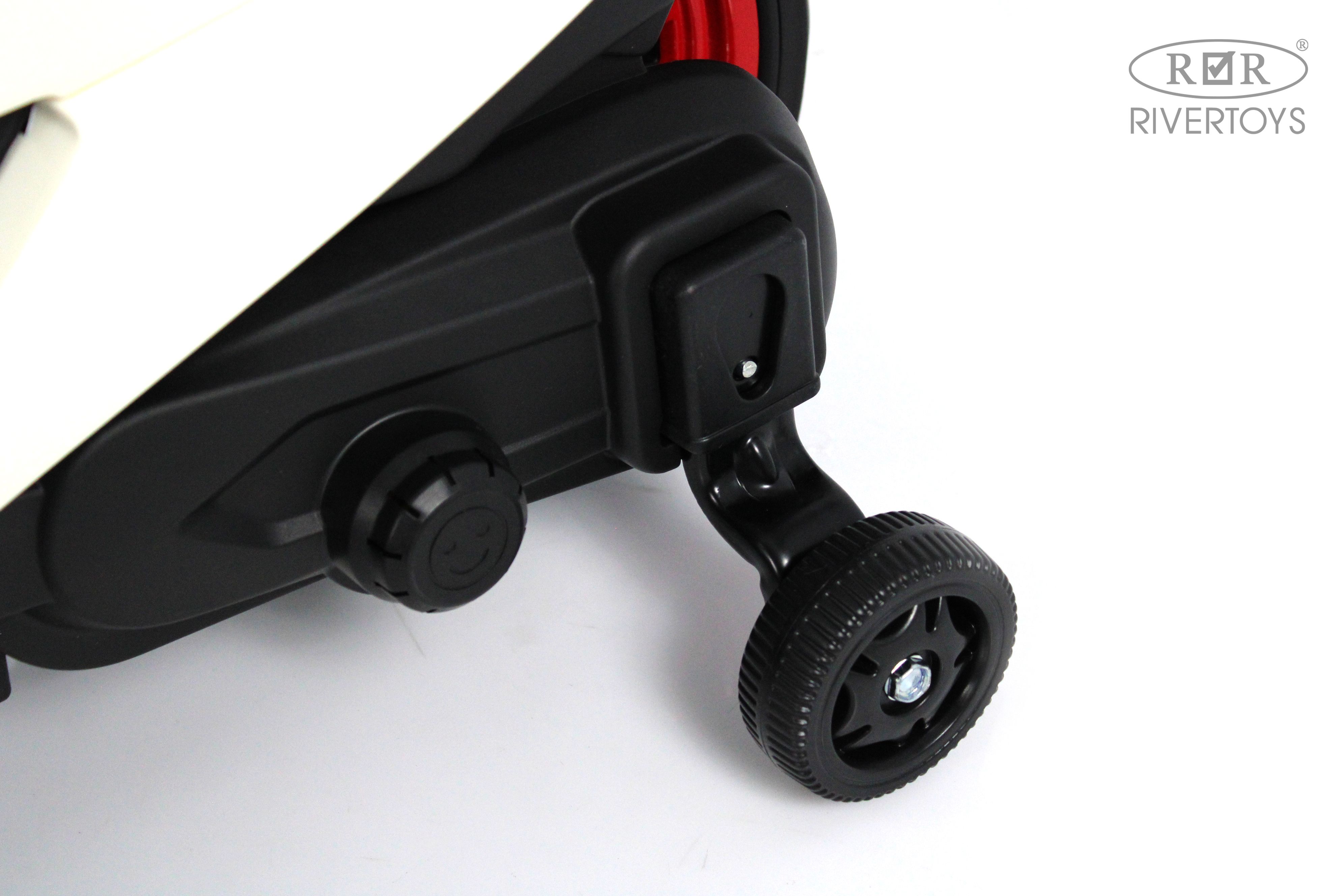 Электромобиль RIVERTOYS Z555ZZ-BEIGE-RED - фото 21