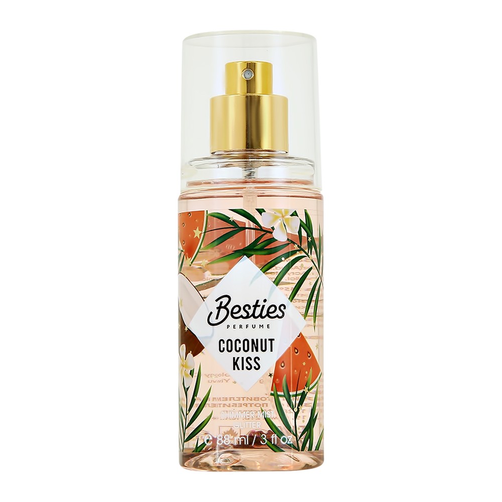 Мист парфюмированный BESTIES Shimmer Mist coconut kiss 88 мл - фото 4