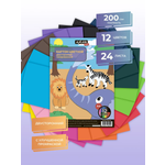 Цветной картон AXLER 24 лист.