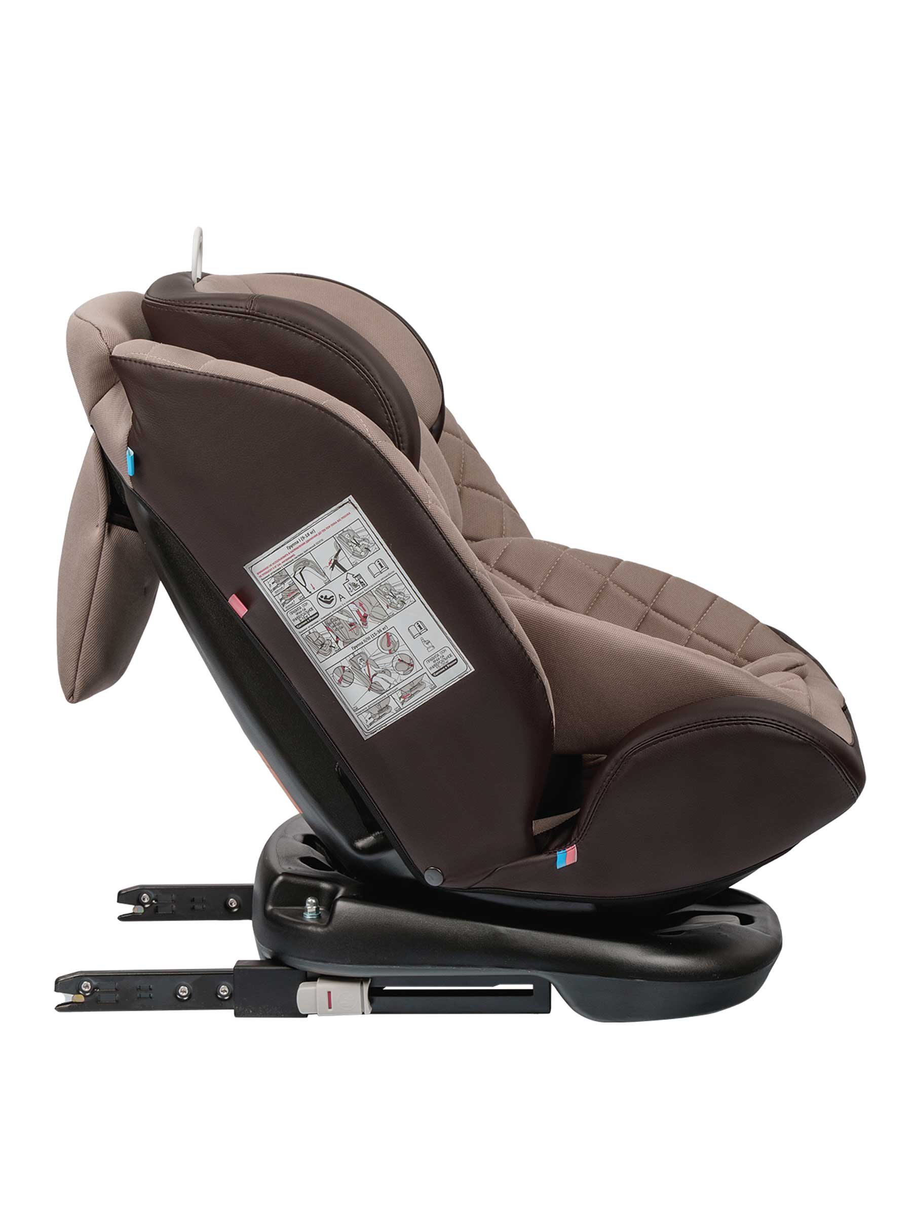 Автокресло Indigo Fuller Isofix 0+/1/2/3 (0-36 кг) бежевый - фото 19