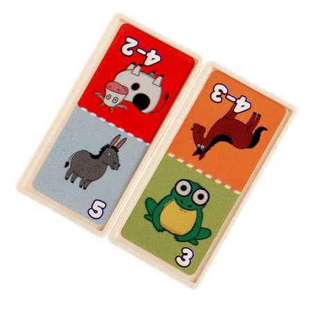 Настольная игра Умные игры Синий трактор Домино