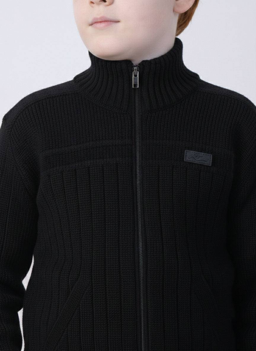 Кардиган AS TEKS VIT-001/ черный - фото 3