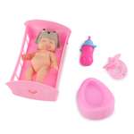 Кукла пупс . в кроватке в ассортименте